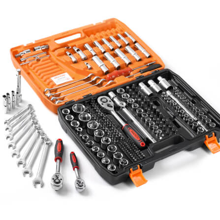 ชุดบ็อกซ์ InnTech รุ่น WKT-216PCS 1/4 , 3/8 , 1/2 นิ้ว แพ็ก 216 ชิ้น_5